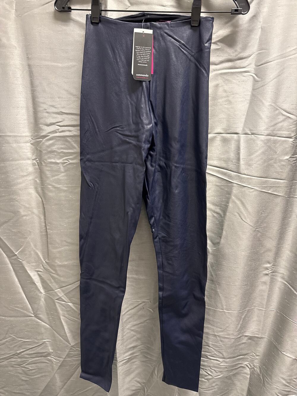 Commando Faux Leather Leggings Blue Size Medium